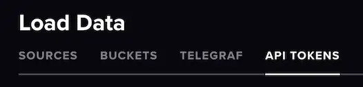 API Tokens Tab API Tokens Tab