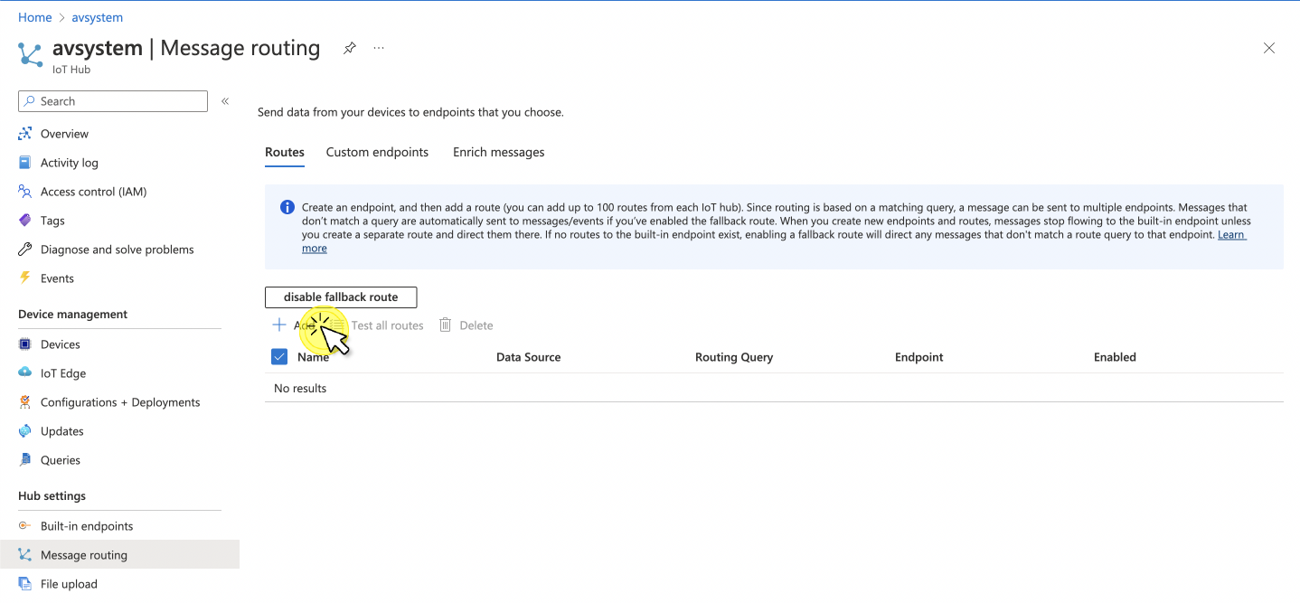 azure message routing