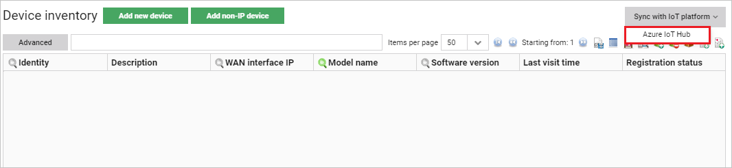 Syncing IoT Hub devices