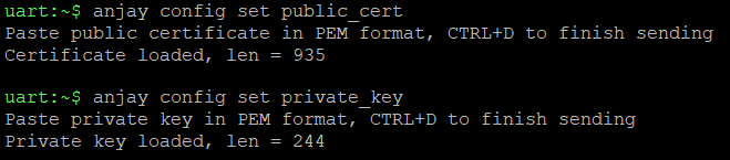 Generate certificate in Anjay