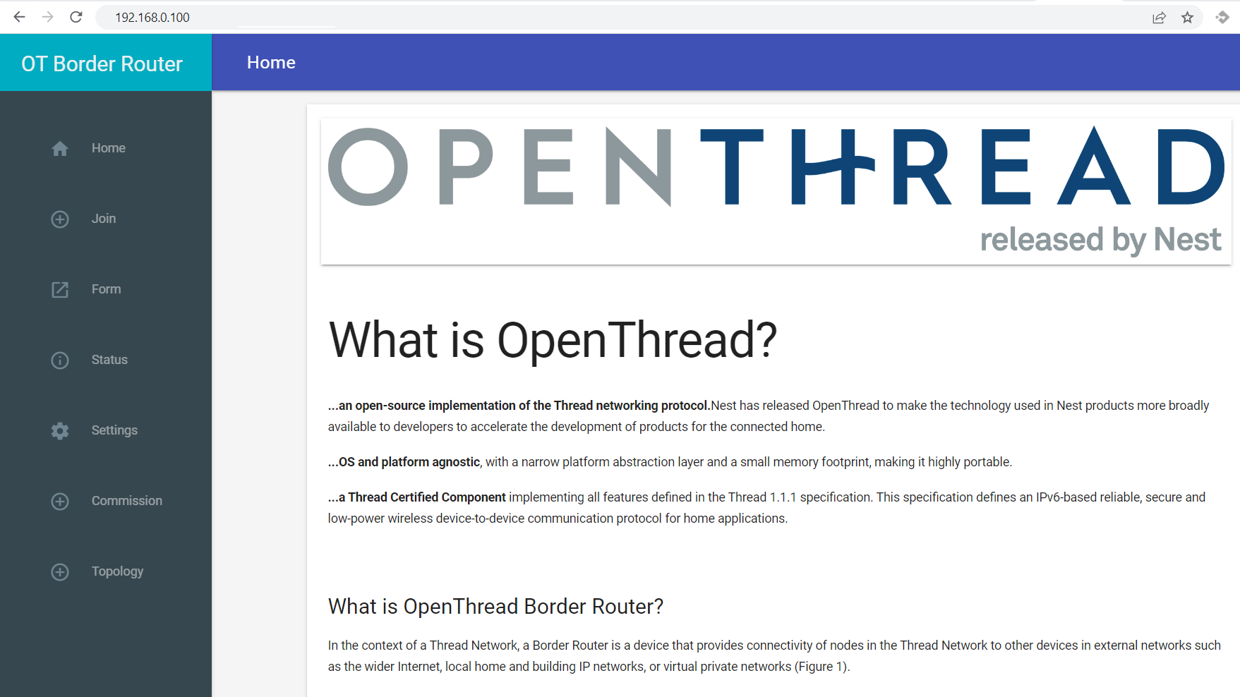 OT Main Page