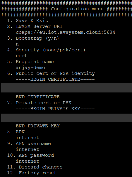 Generate certificate in Anjay