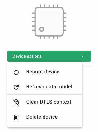 Device actions